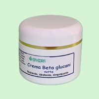 Crema beta glucani notte rigenerante, tonificante e nutritiva da notte per viso e collo.